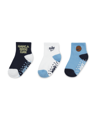 Nike Sense of Adventure Baby 12 24M Gripper Socks 3 Pairs